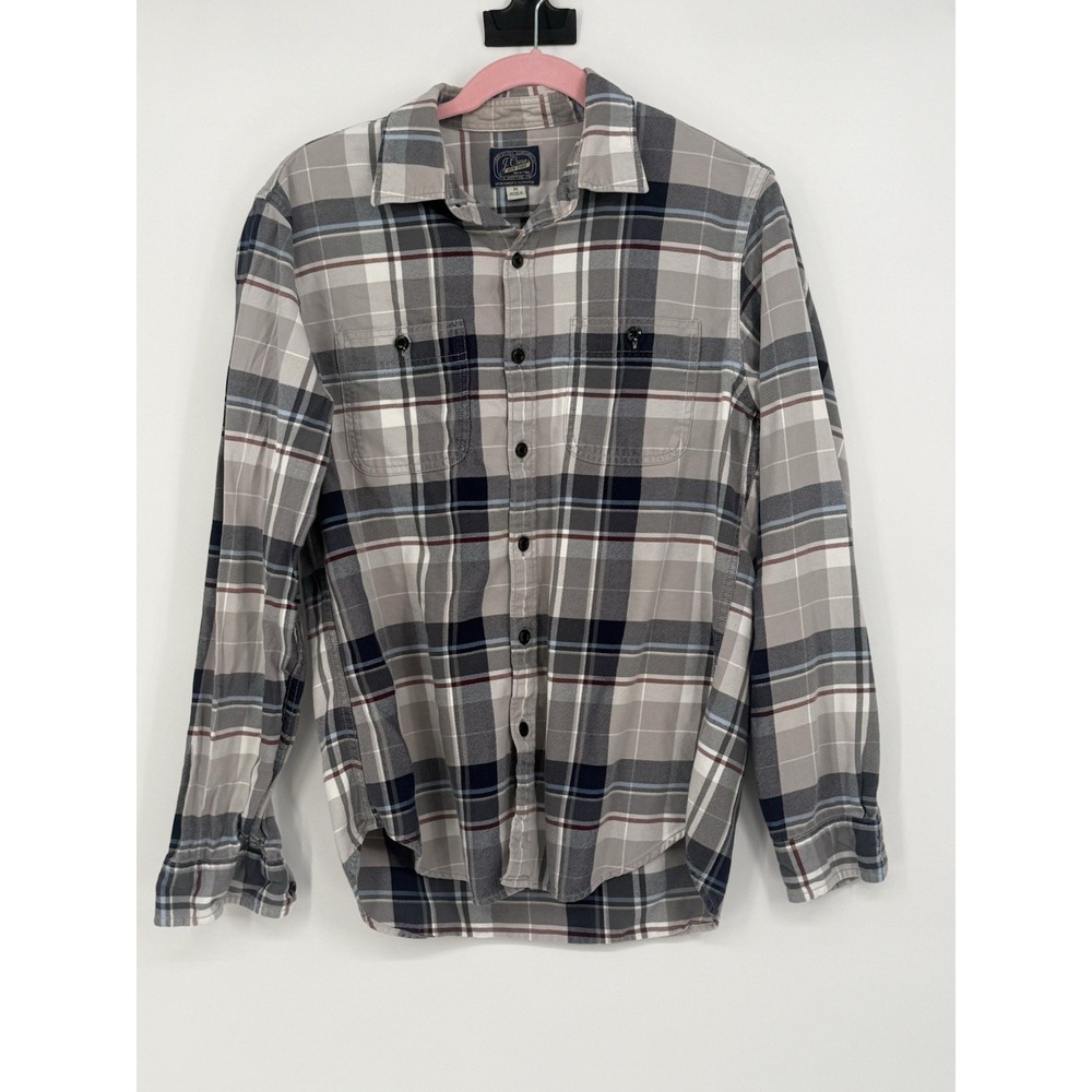 J. Crew Men's Plaid Button Down Long Sleeve Medium